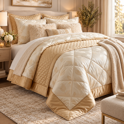 Prebeauti™ Golden Harmony Comforter Set